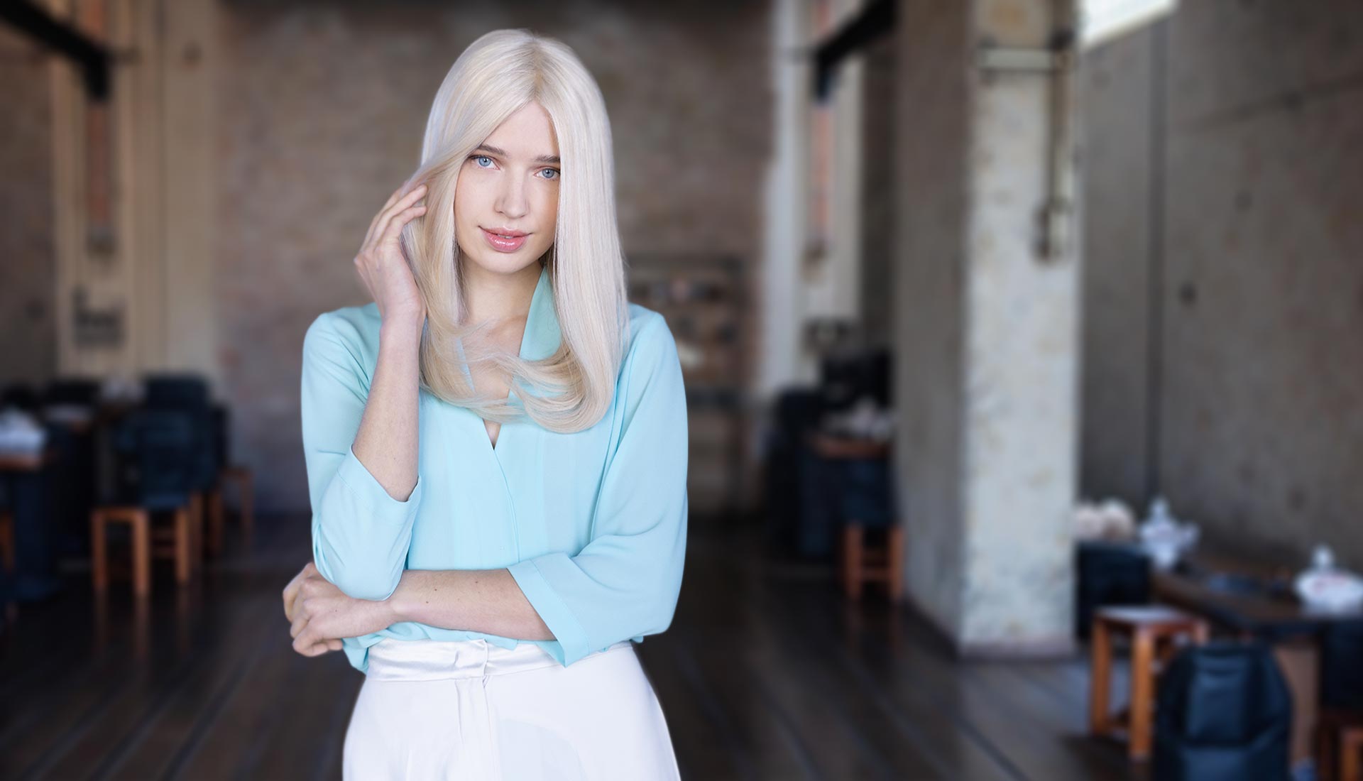 parrucca donna Zoe natural line
