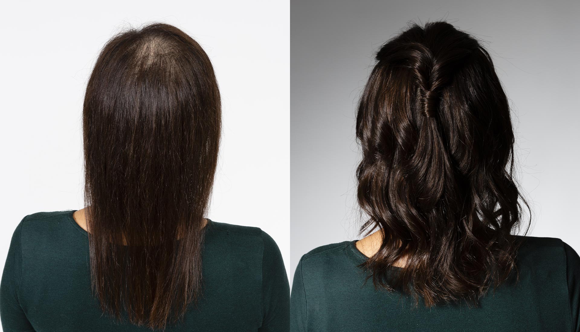 diradamento dei capelli donna